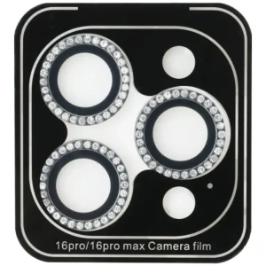Kup Zestaw 2w1 Guess BP Rhinestone szkło na ekran i obiektyw aparatu do Apple iPhone 16 Pro Max srebrny - GUE4394 - {ean13} - Sklep Home Screen