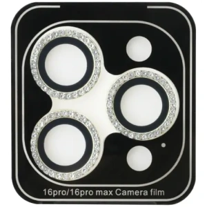 Kup Guess BP strasszos 2in1 készlet edzett üveg + lencsevédő Apple iPhone 16 Pro Max arany - GUE4395 - {ean13} - Sklep Home Screen