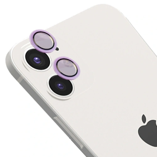 Buy Bizon Glass Snap Lens Apple iPhone 12 / 12 Mini / 11 purple frame - BIZ8637 - {ean13} - Home Screen Store Europe