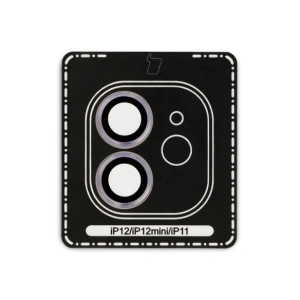 Kup Bizon Glass Snap Lens Apple iPhone 12 / 12 Mini / 11 lila Rahmen - BIZ8637 - {ean13} - Sklep Home Screen