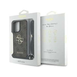 Kup Guess 4G Big Logo Cord Stap Crossbody Apple iPhone 16 braun - GUE4396 - {ean13} - Sklep Home Screen