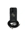 Kup Guess 4G Big Logo Cord Stap Crossbody Apple iPhone 16 schwarz - GUE4397 - {ean13} - Sklep Home Screen