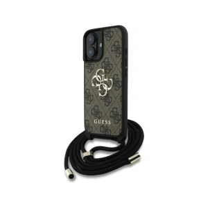 Buy Guess 4G Big Logo Cord Stap Crossbody Apple iPhone 16 Plus brown - GUE4398 - {ean13} - Home Screen Store Europe
