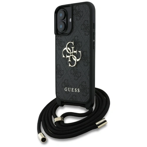 Kup Guess 4G Velké Logo Kordová Taška Přes Rameno Apple iPhone 16 Plus černá - GUE4399 - {ean13} - Sklep Home Screen