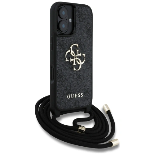 Kup Guess 4G Velké Logo Kordová Taška Přes Rameno Apple iPhone 16 Plus černá - GUE4399 - {ean13} - Sklep Home Screen
