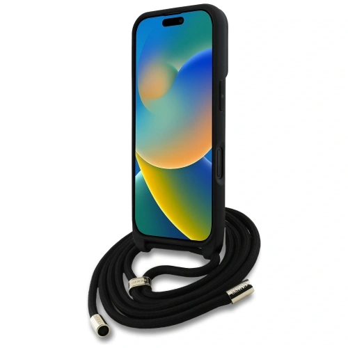Kup Guess 4G Velké Logo Kordová Taška Přes Rameno Apple iPhone 16 Plus černá - GUE4399 - {ean13} - Sklep Home Screen