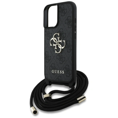 Kup Guess 4G Velké Logo Kordová Taška Přes Rameno Apple iPhone 16 Plus černá - GUE4399 - {ean13} - Sklep Home Screen