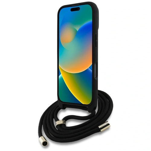 Kup Etui Guess 4G Big Logo Cord Stap Crossbody do Apple iPhone 16 Pro brązowy - GUE4400 - {ean13} - Sklep Home Screen