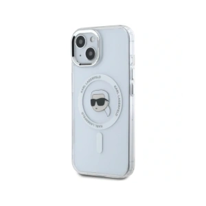 Buy Karl Lagerfeld IML Metal Karl Head MagSafe Apple iPhone 15 white - KLD21951 - {ean13} - Home Screen Store Europe