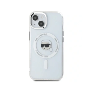 Buy Karl Lagerfeld IML Metal Karl Head MagSafe Apple iPhone 15 white - KLD21951 - {ean13} - Home Screen Store Europe