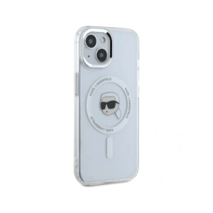 Buy Karl Lagerfeld IML Metal Karl Head MagSafe Apple iPhone 15 white - KLD21951 - {ean13} - Home Screen Store Europe