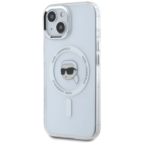 Kup Karl Lagerfeld IML Metal Karl Head MagSafe Apple iPhone 15 Plus weiß - KLD21952 - {ean13} - Sklep Home Screen