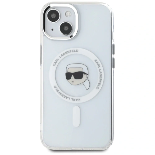 Kup Karl Lagerfeld IML Metal Karl Head MagSafe Apple iPhone 15 Plus weiß - KLD21952 - {ean13} - Sklep Home Screen