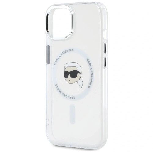 Kup Karl Lagerfeld IML Metal Karl Head MagSafe Apple iPhone 15 Plus weiß - KLD21952 - {ean13} - Sklep Home Screen
