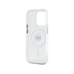 Buy Karl Lagerfeld IML Metal Karl Head MagSafe Apple iPhone 15 Pro white - KLD21953 - {ean13} - Home Screen Store Europe