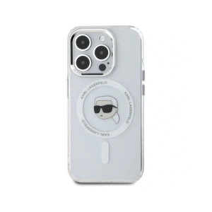 Kup Karl Lagerfeld IML Metall Karl Kopf MagSafe Apple iPhone 15 Pro Max weiß - KLD21954 - {ean13} - Sklep Home Screen