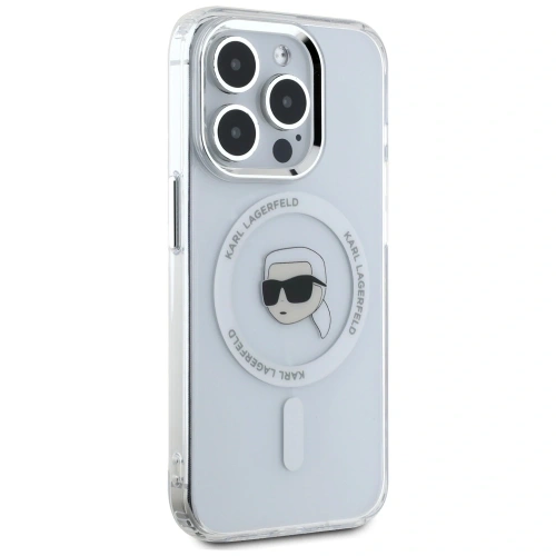 Kup Karl Lagerfeld IML Metall Karl Kopf MagSafe Apple iPhone 15 Pro Max weiß - KLD21954 - {ean13} - Sklep Home Screen