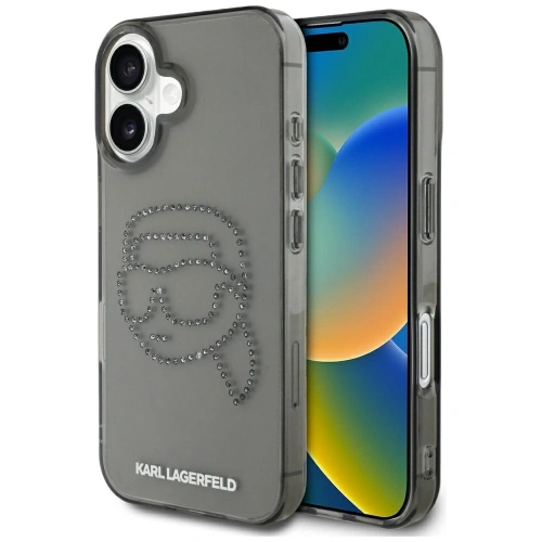 Kup Karl Lagerfeld IML Ragyogók Karl Fej Apple iPhone 16 fekete - KLD21955 - {ean13} - Sklep Home Screen