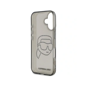 Buy Karl Lagerfeld IML Rhinestones Karl Head Apple iPhone 16 black - KLD21955 - {ean13} - Home Screen Store Europe