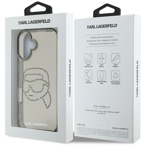 Kup Karl Lagerfeld IML Ragyogók Karl Fej Apple iPhone 16 fekete - KLD21955 - {ean13} - Sklep Home Screen