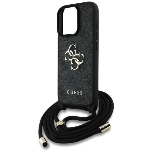 Kup Guess 4G Big Logo Cord Stap Crossbody Apple iPhone 16 Pro schwarz - GUE4401 - {ean13} - Sklep Home Screen