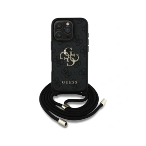 Kup Guess 4G Big Logo Cord Stap Crossbody Apple iPhone 16 Pro Max schwarz - GUE4403 - {ean13} - Sklep Home Screen