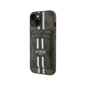 Kup Guess 4G Stripes MagSafe Wallet Apple iPhone 15 maro - GUE4404 - {ean13} - Sklep Home Screen