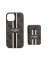 Kup Guess 4G Streifen MagSafe Geldbörse Apple iPhone 15 braun - GUE4404 - {ean13} - Sklep Home Screen