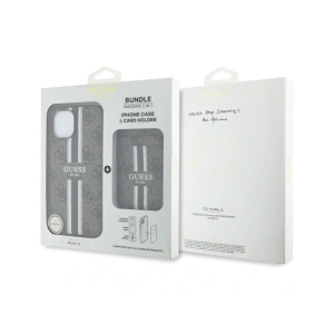 Kup Guess 4G Streifen MagSafe Geldbörse Apple iPhone 15 braun - GUE4404 - {ean13} - Sklep Home Screen