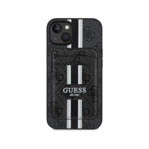Kup Guess 4G Streifen MagSafe Geldbörse Apple iPhone 15 schwarz - GUE4405 - {ean13} - Sklep Home Screen