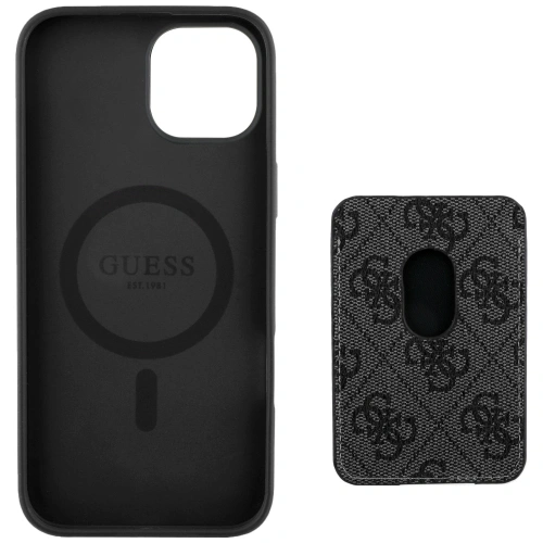 Kup Guess 4G Stripes MagSafe Peněženka Apple iPhone 15 černá - GUE4405 - {ean13} - Sklep Home Screen