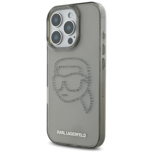 Kup Karl Lagerfeld IML Rhinestones Karl Head Apple iPhone 16 Pro fekete - KLD21956 - {ean13} - Sklep Home Screen