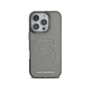 Kup Etui Karl Lagerfeld IML Rhinestones Karl Head do Apple iPhone 16 Pro czarny - KLD21956 - {ean13} - Sklep Home Screen