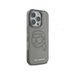 Kup Etui Karl Lagerfeld IML Rhinestones Karl Head do Apple iPhone 16 Pro czarny - KLD21956 - {ean13} - Sklep Home Screen