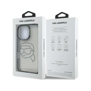 Kup Etui Karl Lagerfeld IML Rhinestones Karl Head do Apple iPhone 16 Pro czarny - KLD21956 - {ean13} - Sklep Home Screen