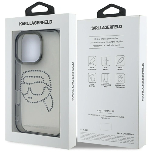 Kup Karl Lagerfeld IML kamínky Karl hlava Apple iPhone 16 Pro černý - KLD21956 - {ean13} - Sklep Home Screen