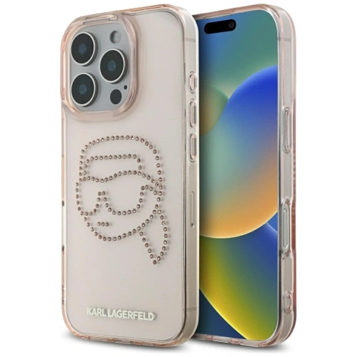 Kup Karl Lagerfeld IML Ragyogók Karl Fej Apple iPhone 16 Pro rózsaszín - KLD21958 - {ean13} - Sklep Home Screen