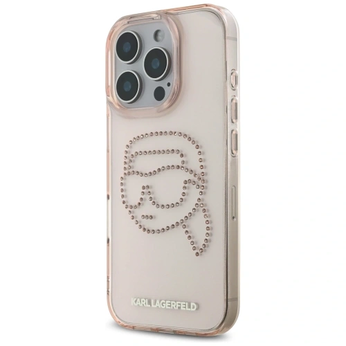 Kup Karl Lagerfeld IML Strass Karl Kopf Apple iPhone 16 Pro pink - KLD21958 - {ean13} - Sklep Home Screen
