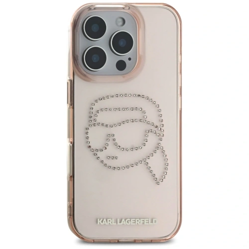 Kup Karl Lagerfeld IML Strass Karl Kopf Apple iPhone 16 Pro pink - KLD21958 - {ean13} - Sklep Home Screen