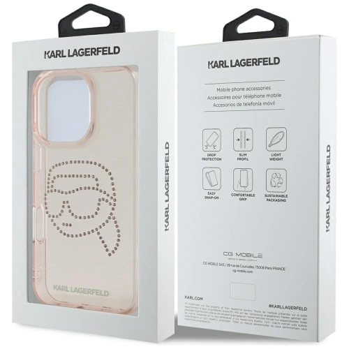 Kup Karl Lagerfeld IML Ragyogók Karl Fej Apple iPhone 16 Pro rózsaszín - KLD21958 - {ean13} - Sklep Home Screen