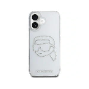 Kup Karl Lagerfeld IML rhinestones Karl fej Apple iPhone 16 átlátszó - KLD21959 - {ean13} - Sklep Home Screen