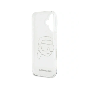 Buy Karl Lagerfeld IML Rhinestones Karl Head Apple iPhone 16 clear - KLD21959 - {ean13} - Home Screen Store Europe