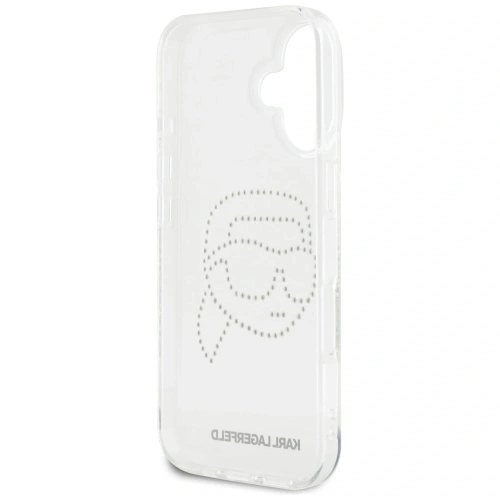 Buy Karl Lagerfeld IML Rhinestones Karl Head Apple iPhone 16 clear - KLD21959 - {ean13} - Home Screen Store Europe