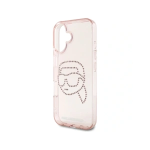 Kup Karl Lagerfeld IML Rózsaszín Kövek Karl Fej Apple iPhone 16 pink - KLD21960 - {ean13} - Sklep Home Screen