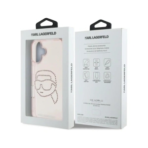 Kup Karl Lagerfeld IML kamínky Karl Head Apple iPhone 16 růžový - KLD21960 - {ean13} - Sklep Home Screen