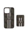 Kup Guess 4G Stripe MagSafe Wallet Apple iPhone 16 Pro Max maro - GUE4406 - {ean13} - Sklep Home Screen