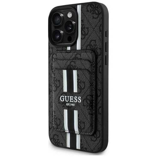 Kup Guess 4G Streifen MagSafe Geldbörse Apple iPhone 16 Pro Max schwarz - GUE4407 - {ean13} - Sklep Home Screen
