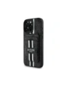 Guess 4G Stripes MagSafe Wallet Apple iPhone 16 Pro Max black