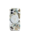 Buy Guess Glitter Flowers Triangle Buttons MagSafe Apple iPhone 16 white - GUE4408 - {ean13} - Home Screen Store Europe