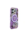 Kup Guess Glitter Flowers Triangle Buttons MagSafe Apple iPhone 16 fialový - GUE4410 - {ean13} - Sklep Home Screen